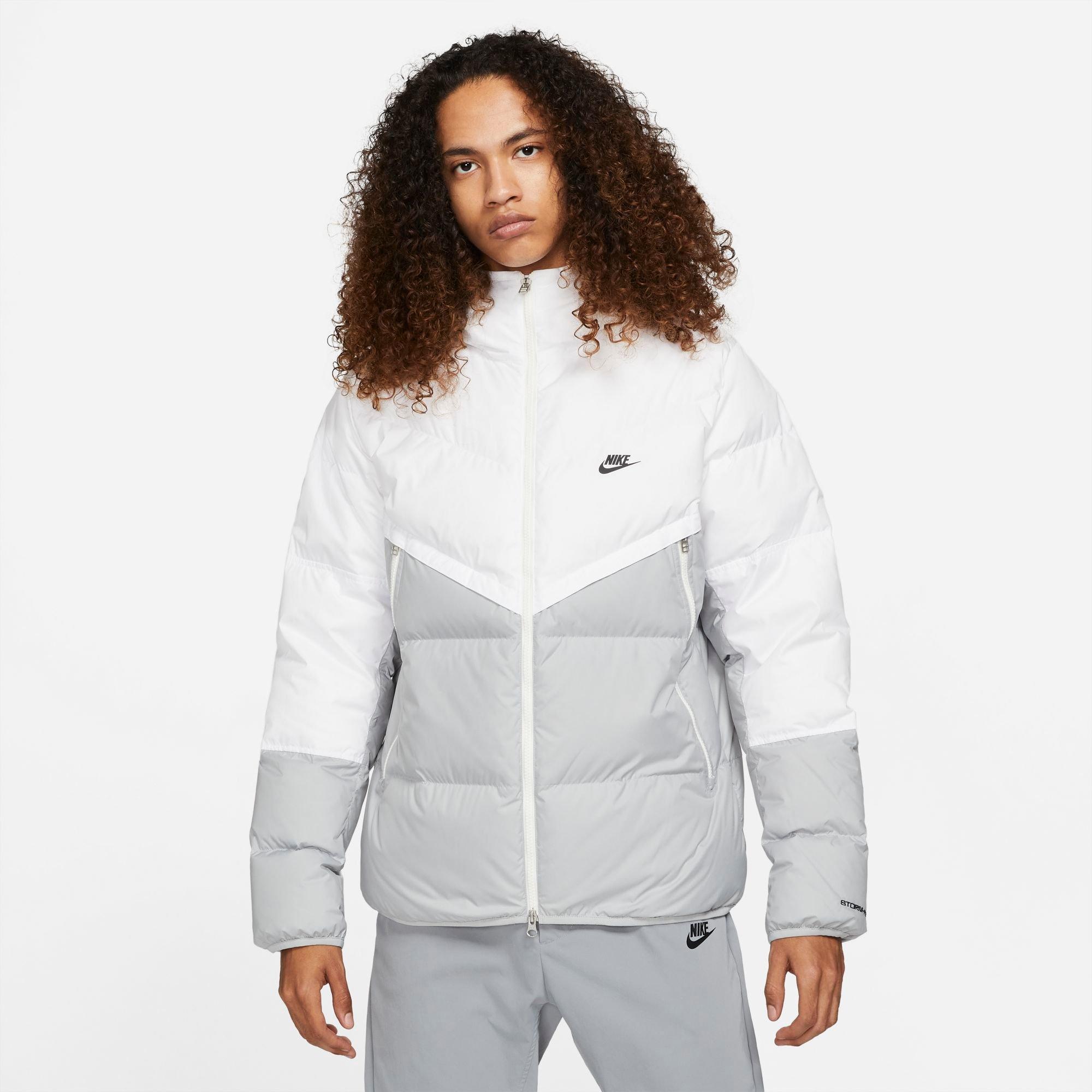 Nike Sportswear Storm-Fit 2024 Windrunner Hooded Jacket White Grey $200 XL NWT